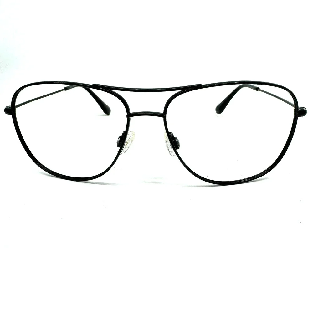 Maui Jim CliffHouse MJ-247-02‎ Titanium Black Aviator Sunglasses Frames H10391